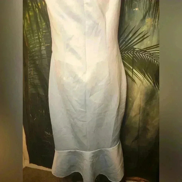 Powder Blue asymmetrical Dress - Picture 5 of 14